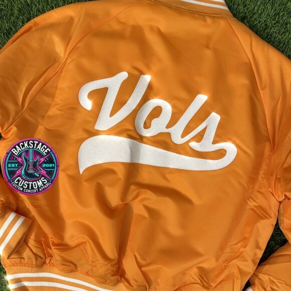 Tennessee Vols Glitter Bomber Jacket - Picture 4 of 5